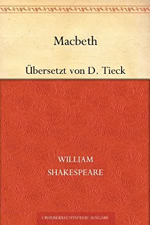 Macbeth Shakespeare _ traduzione tedesca Dorothea Tieck